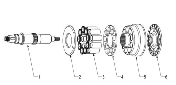 CAT12g Hydraulic Piston Pump Parts CAT14G Hydraulic Pump Parts CAT16g